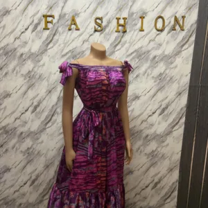 Robe en soie wavelone
