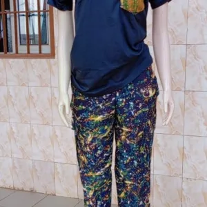 Ensemble cargo 💯 pagne Ankara
