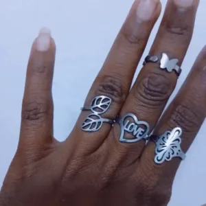 Bagues en acier inoxydable